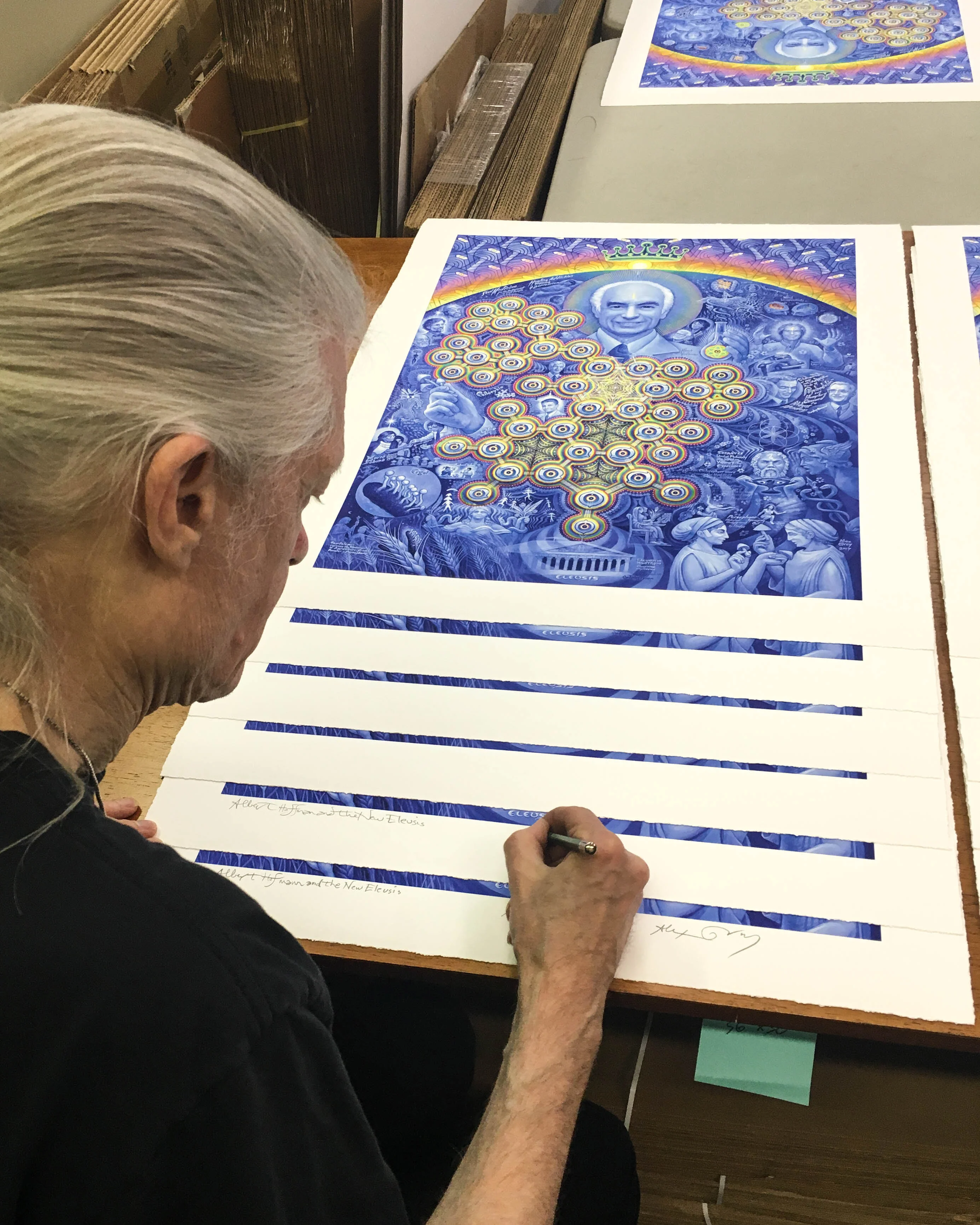 Albert Hofmann and the New Eleusis - Paper Print - Image 2