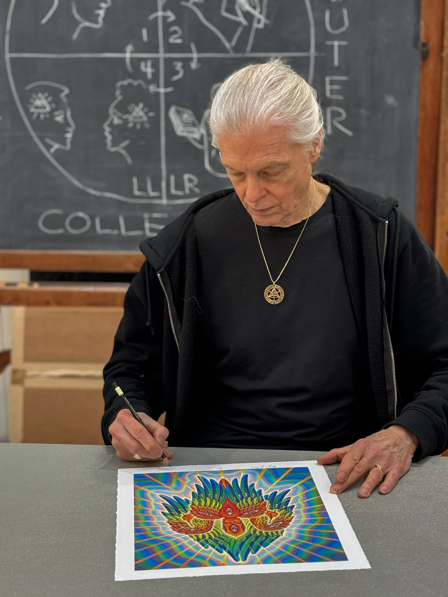 Angel of Art - Color Paper Print - Image 2