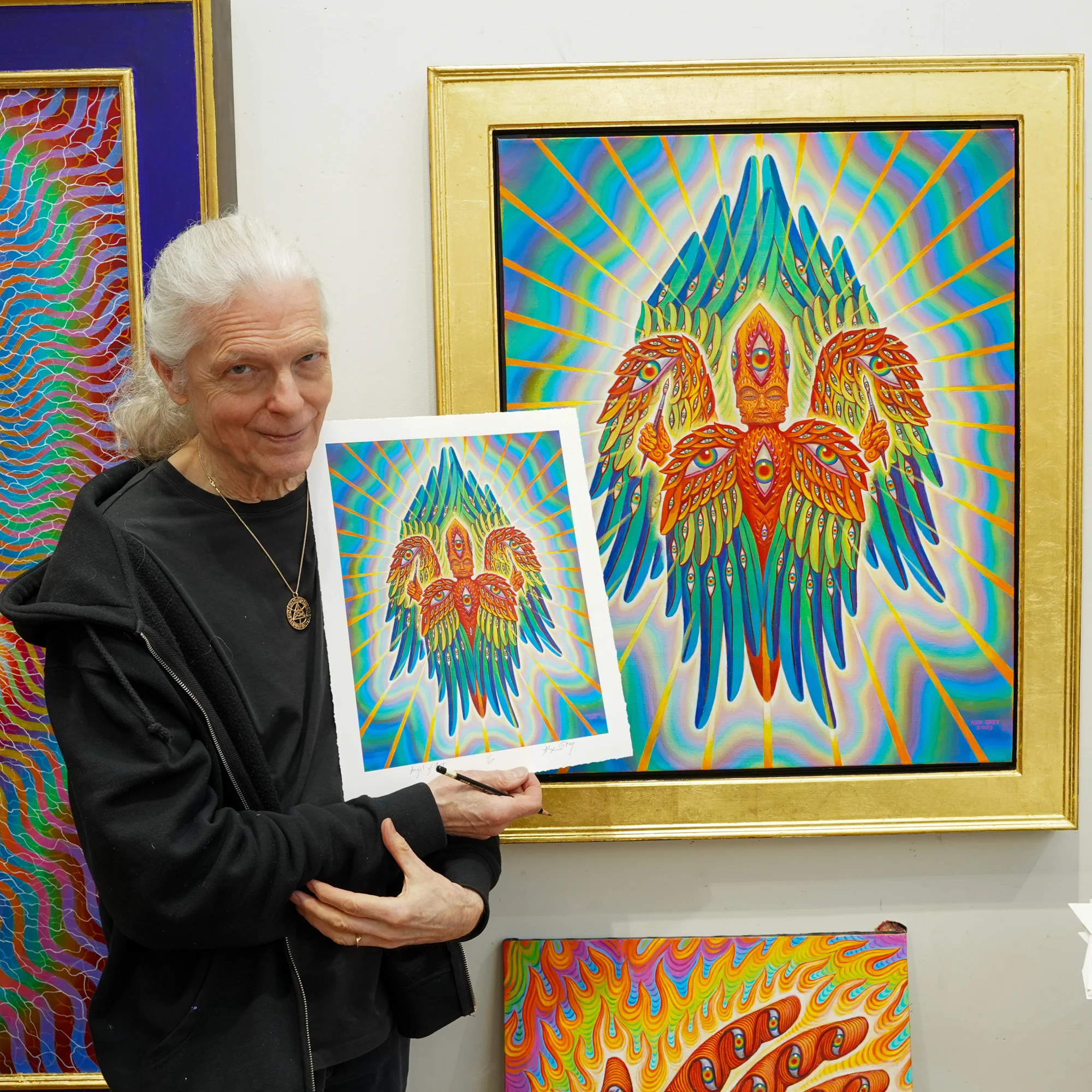 Angel of Art - Color Paper Print - Image 3