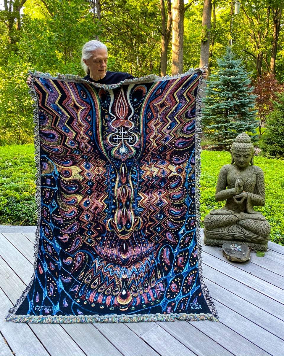 Ayahuasca Visitation - Art Blanket - Image 3