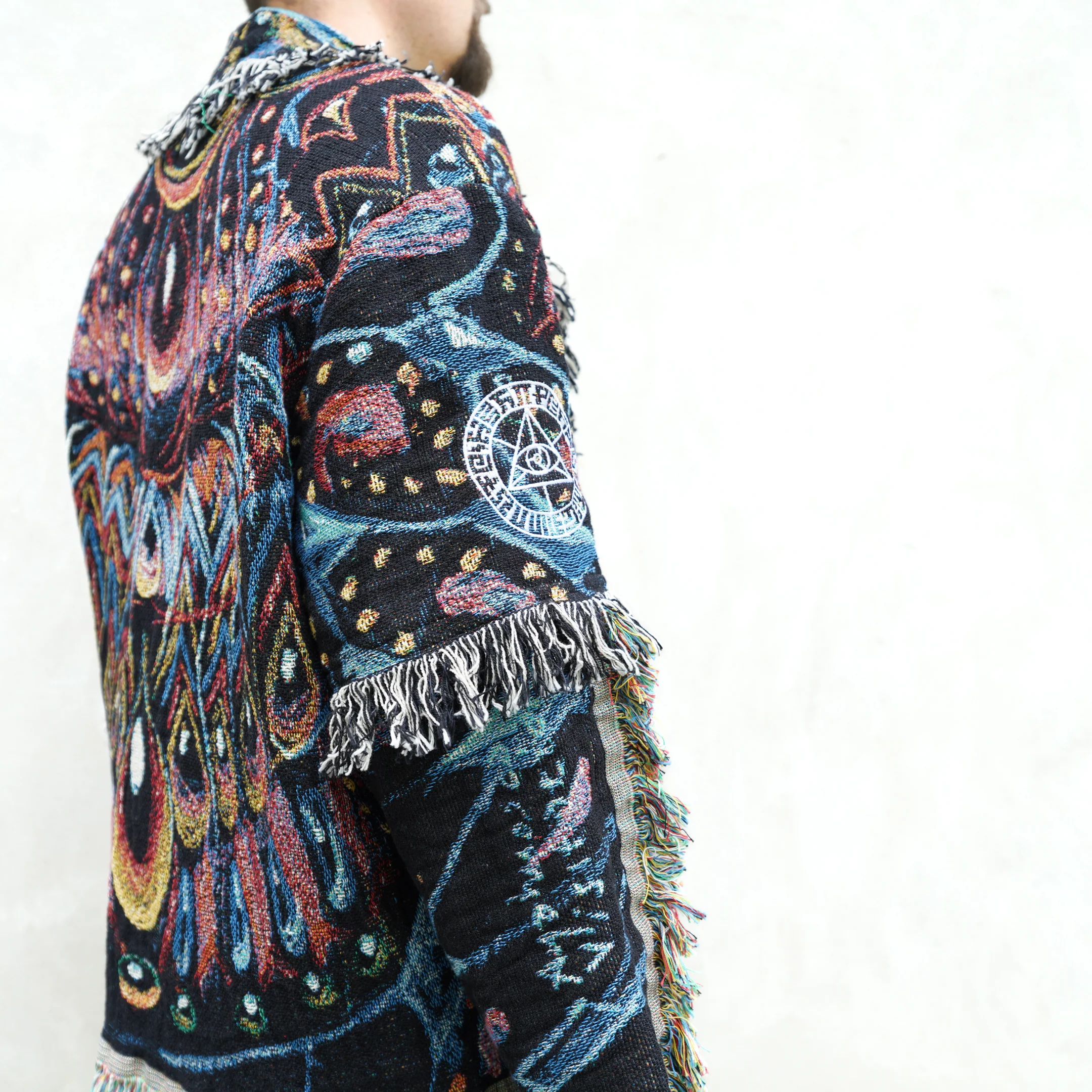 Ayahuasca Visitation - Woven Cardigan - Image 4