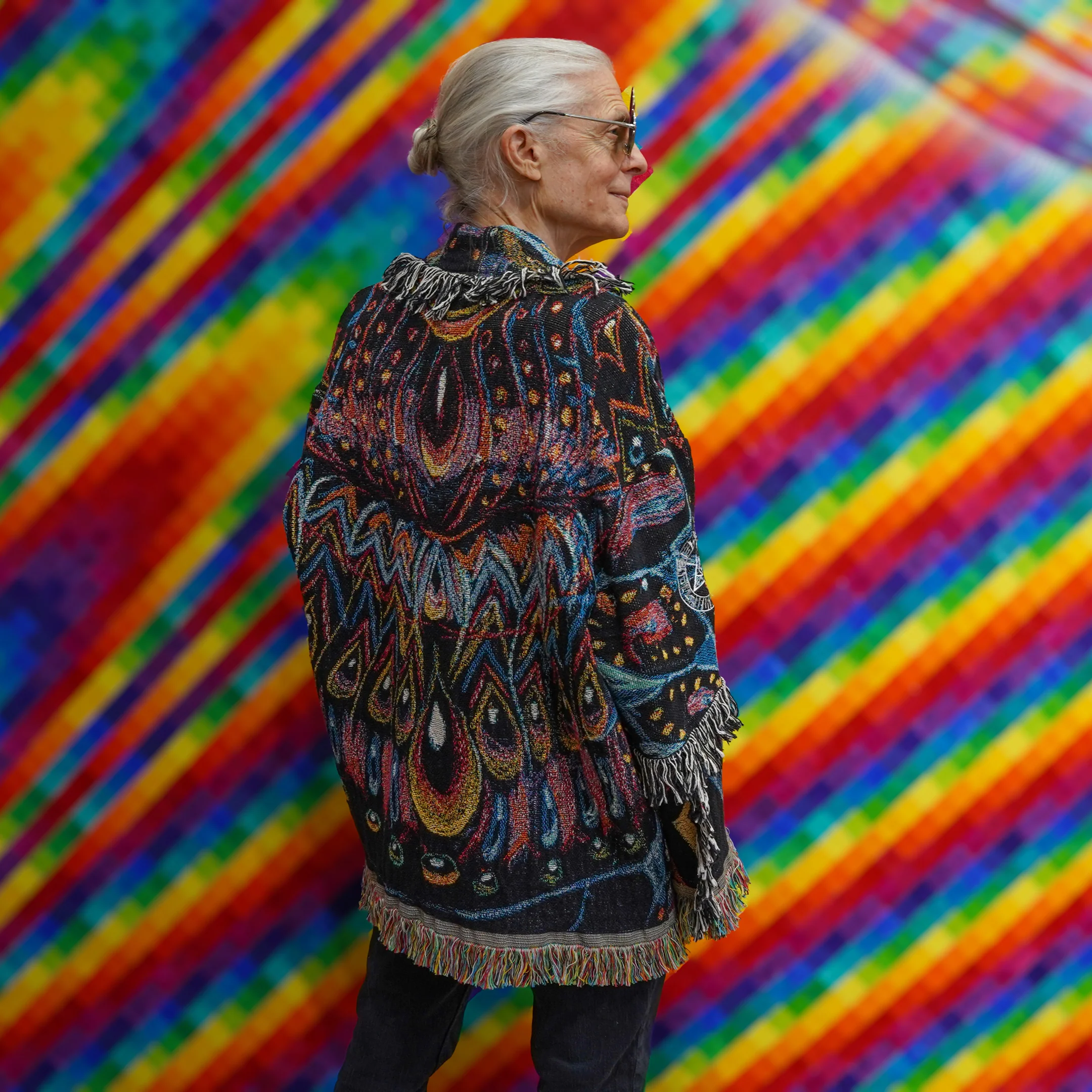 Ayahuasca Visitation - Woven Cardigan - Image 6
