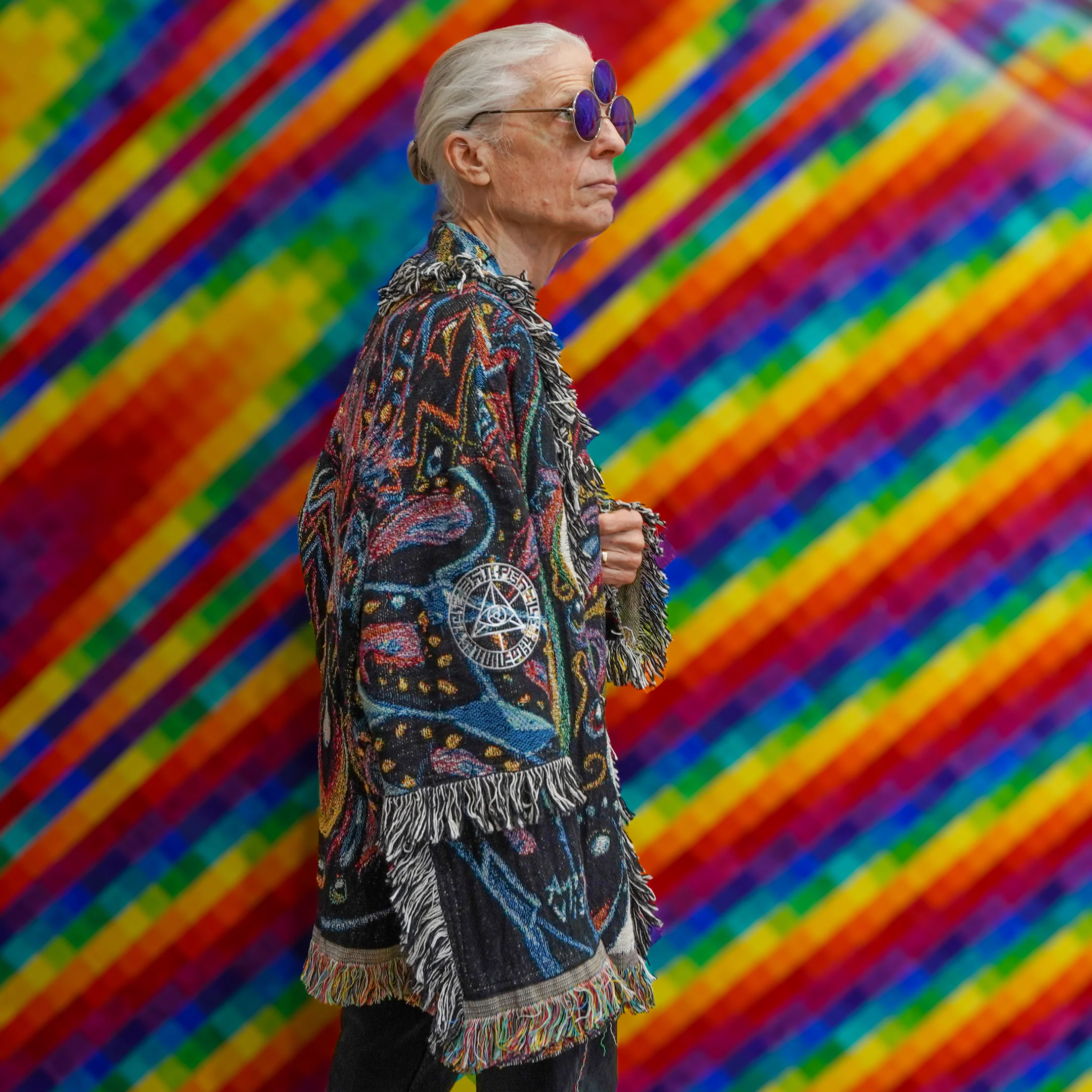 Ayahuasca Visitation - Woven Cardigan - Image 7