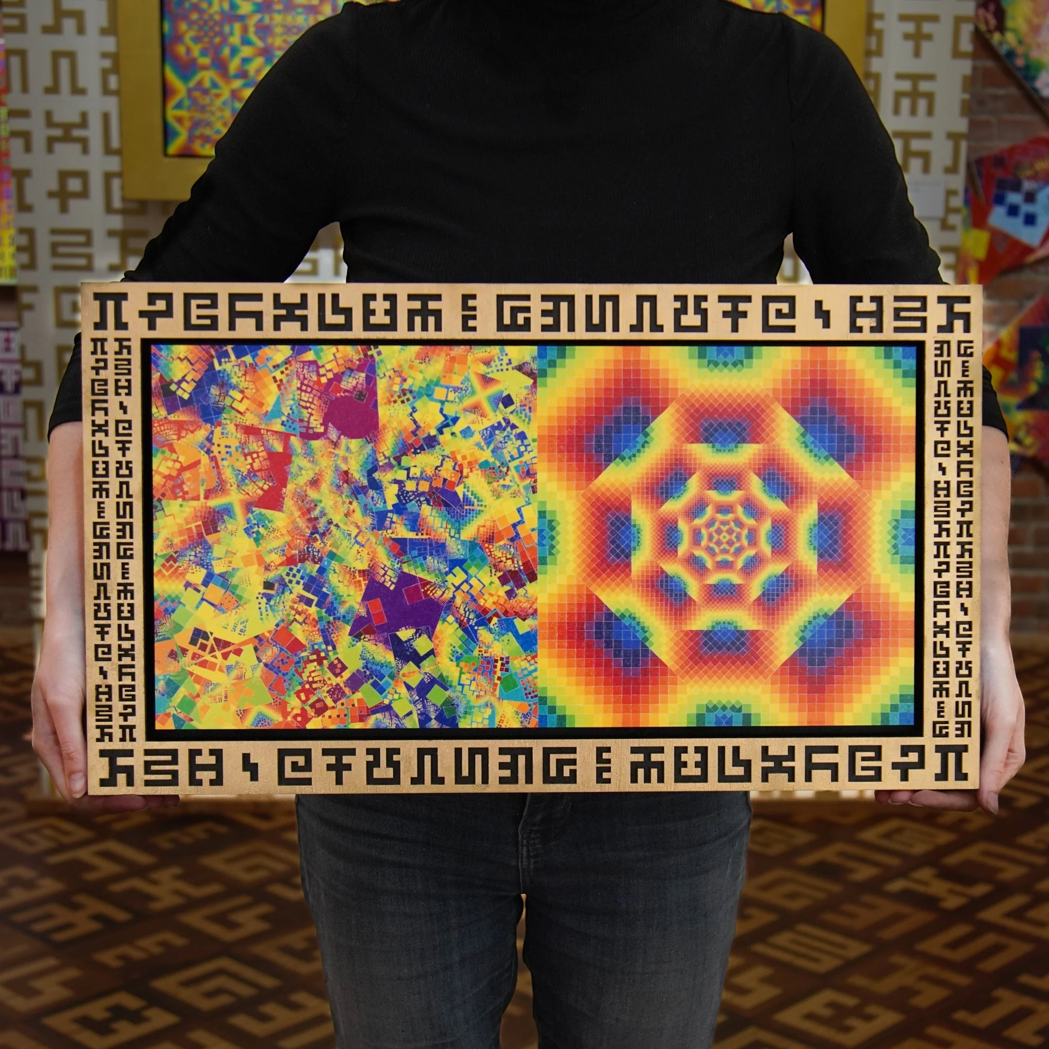 Chaos, Order & Secret Writing - Metal Print - Image 3