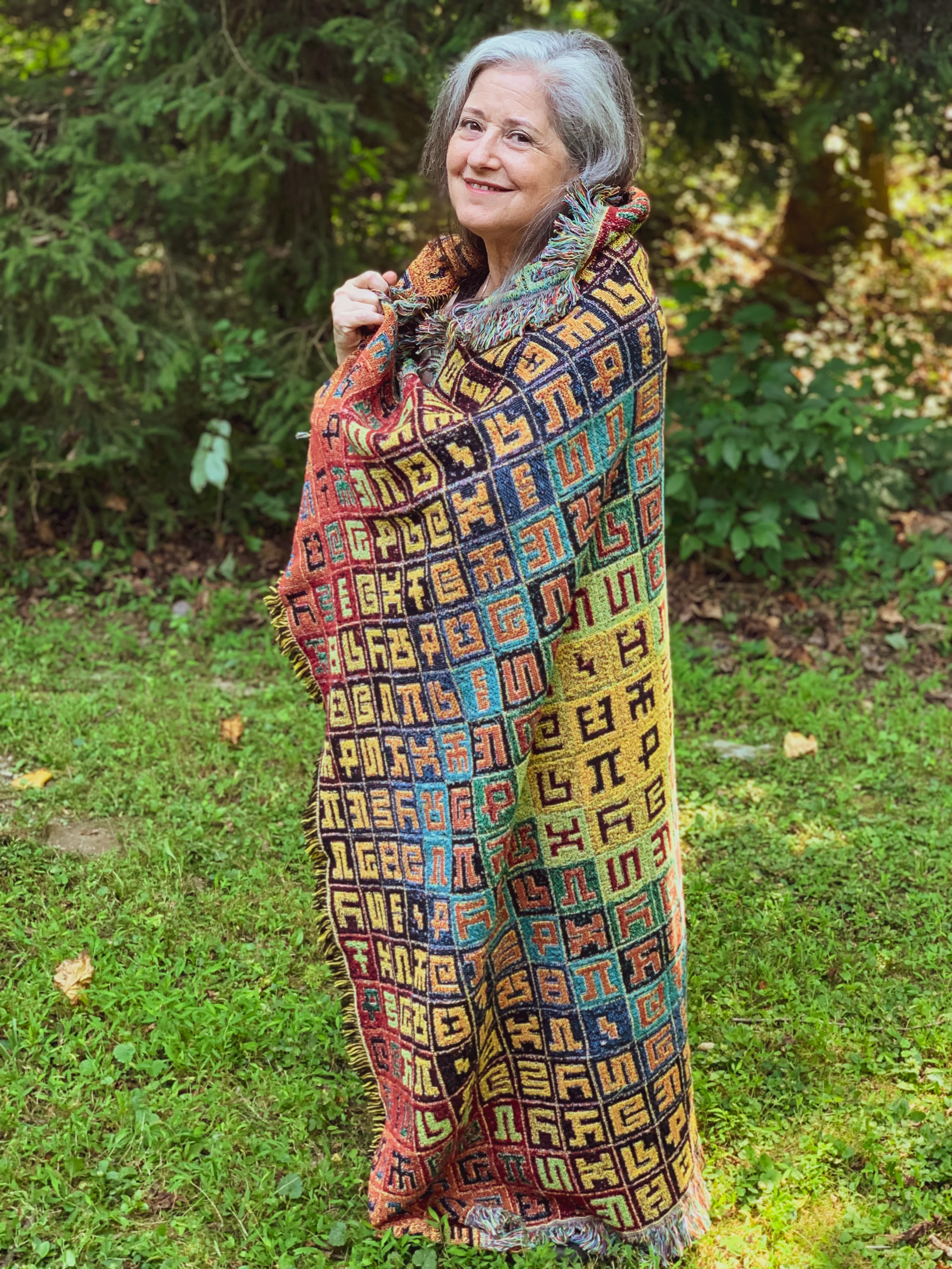 Complementary Mandala - Art Blanket - Image 5