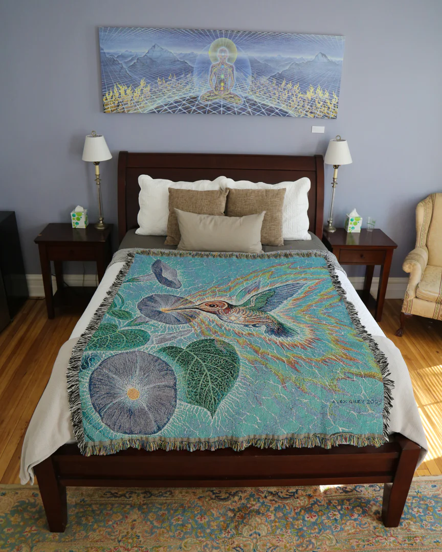 Hummingbird - Art Blanket - Image 5