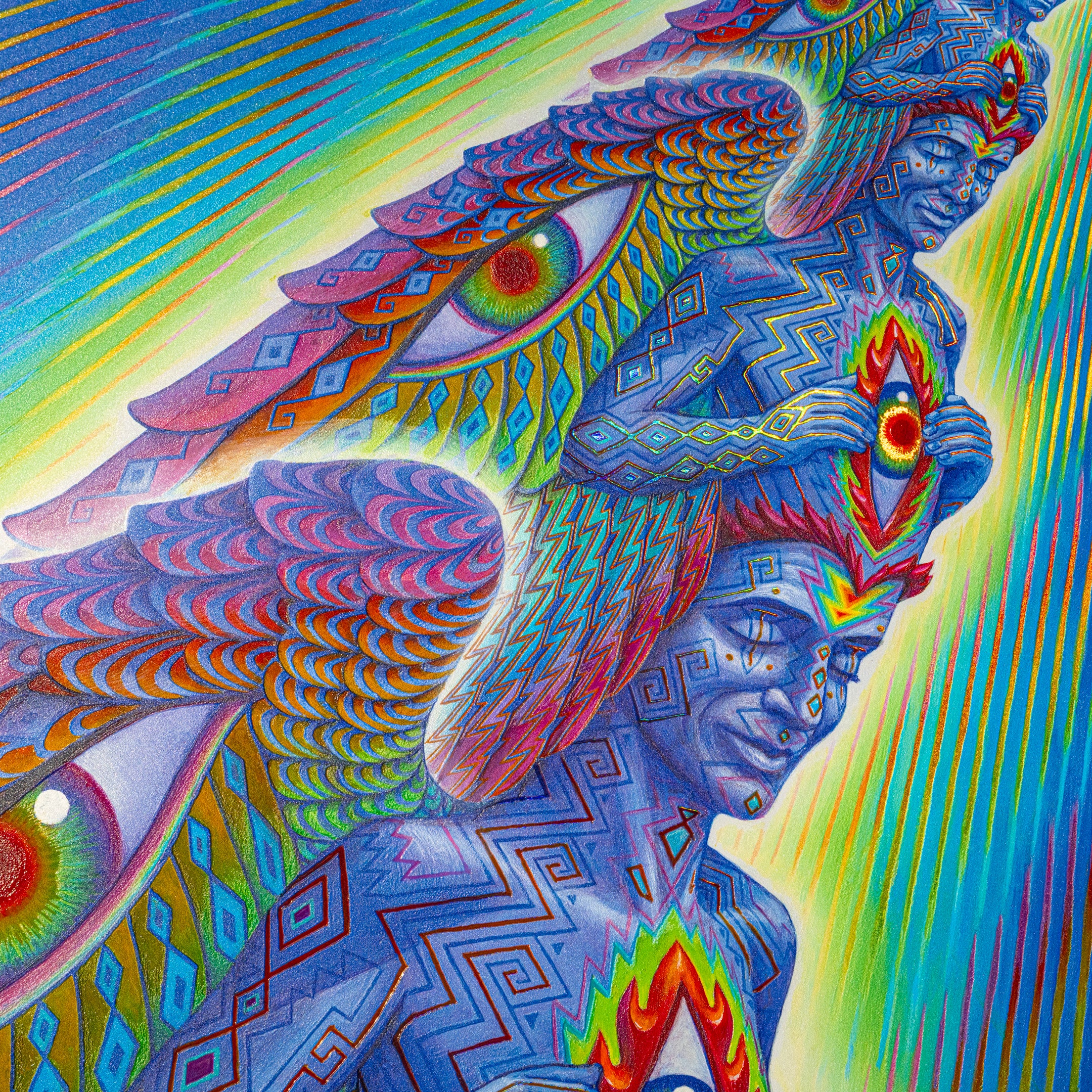 Higher Self - Textured Foil Metal Print - Image 2
