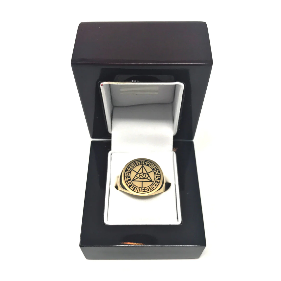 Limited Edition Gold Mystic Eye Signet Ring - Image 2