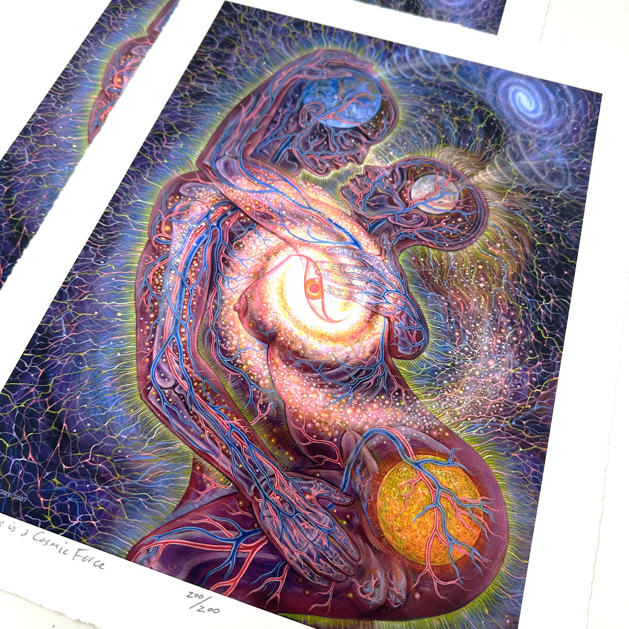 Love is a Cosmic Force - Paper Print - Image 3