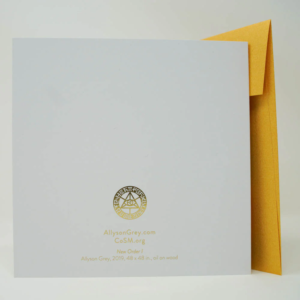 New Order - Gold Foil Notecard - Image 2