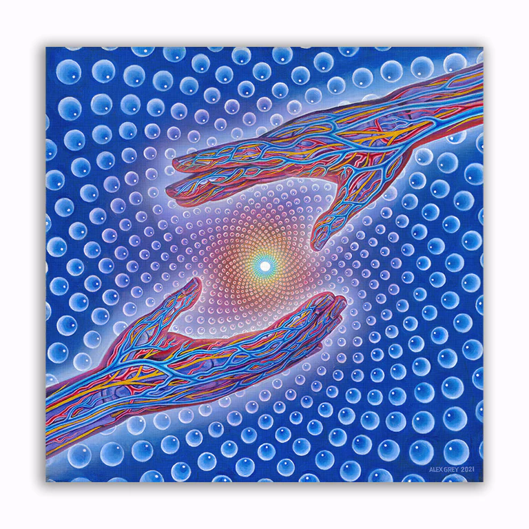 Psychedelic Healing - Canvas Print - Image 2