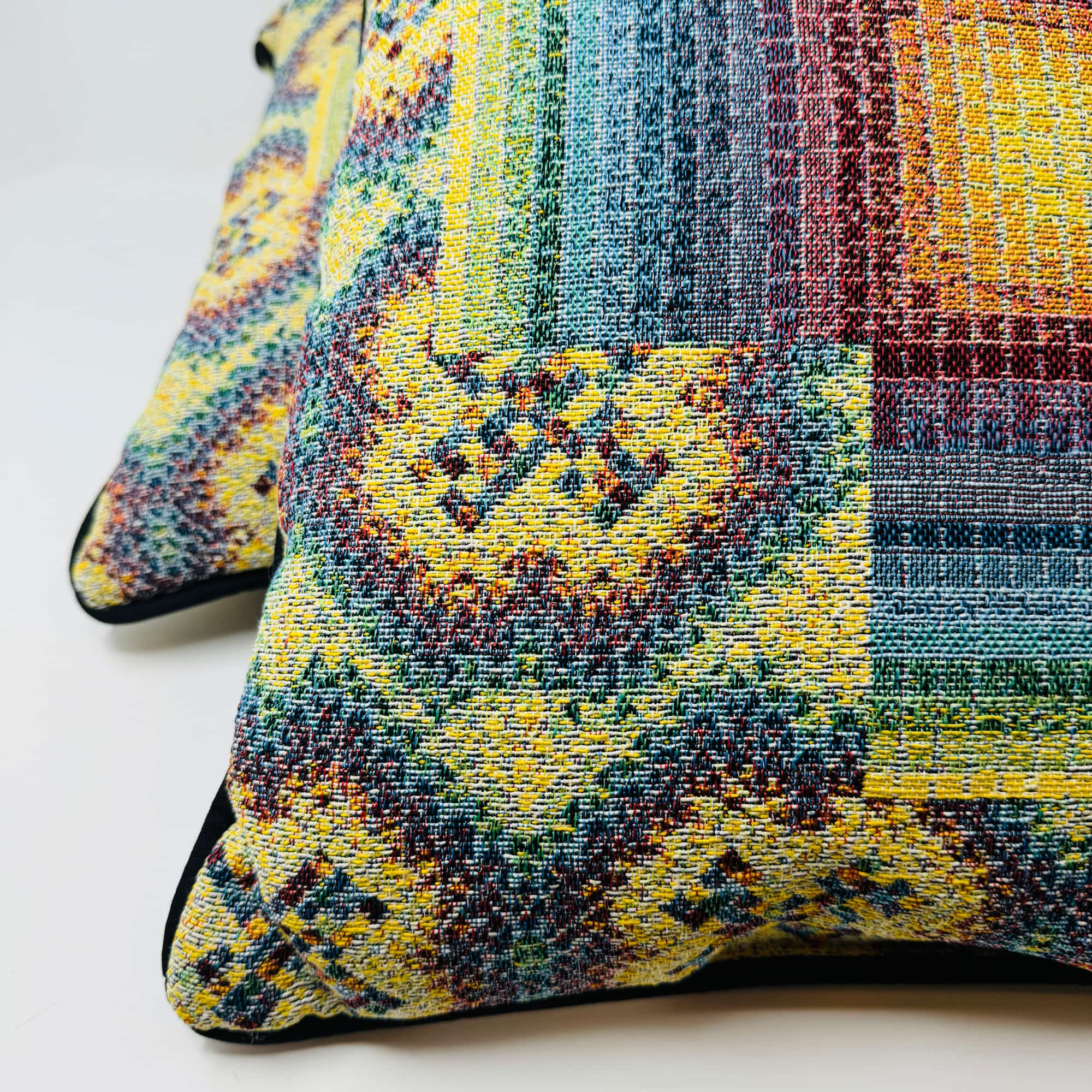 Rainbow Cross - Woven Pillow - Image 4