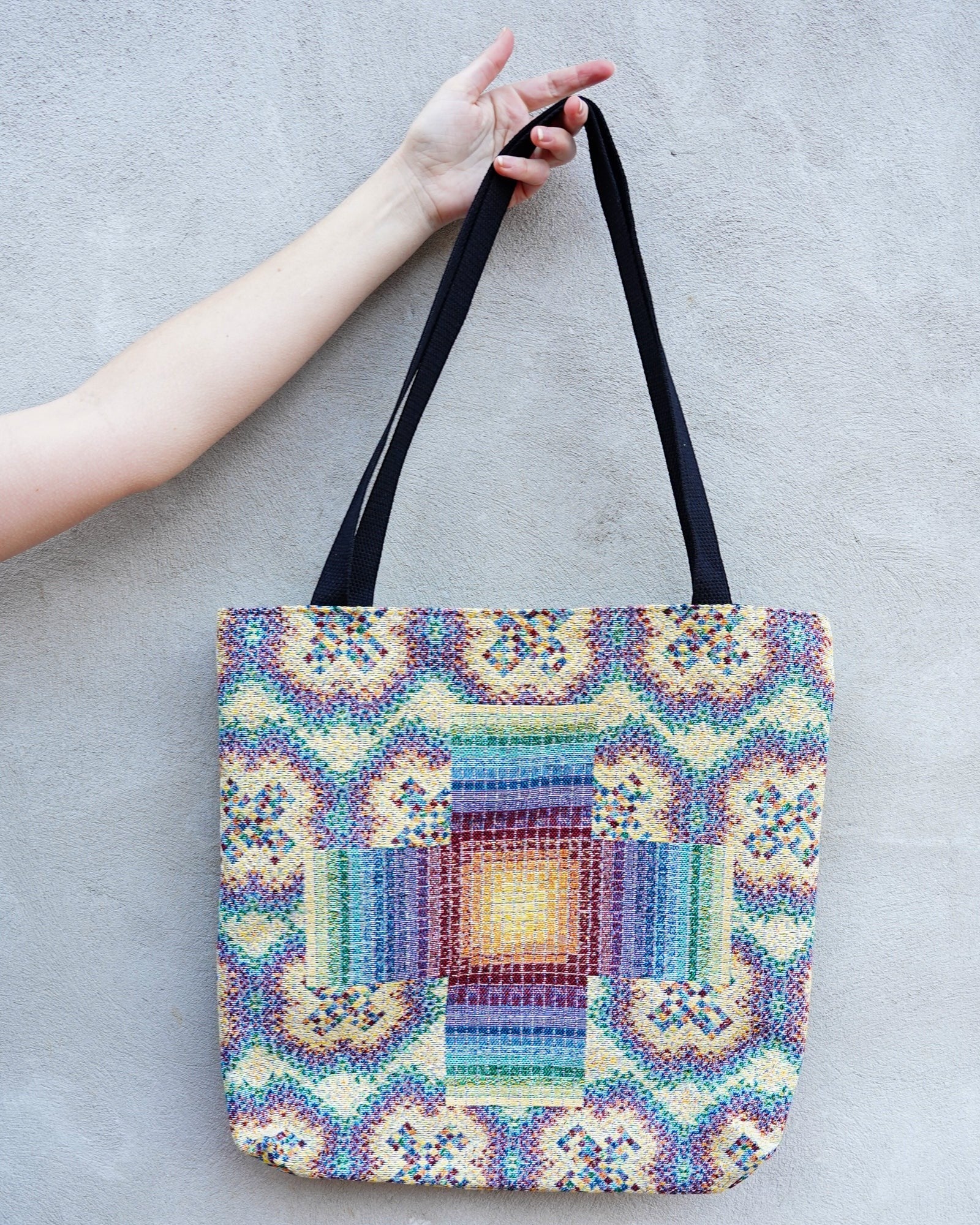 Rainbow Cross - Woven Tote - Image 3