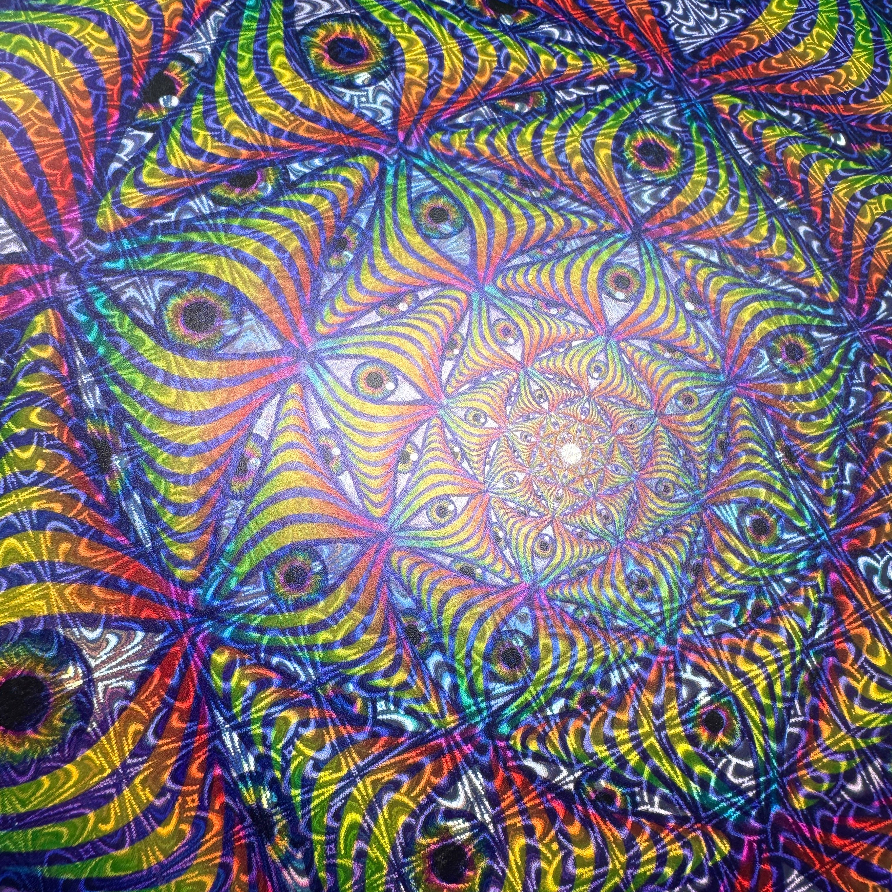 Rainbow Eye Ripple - Holographic Poster - Image 2