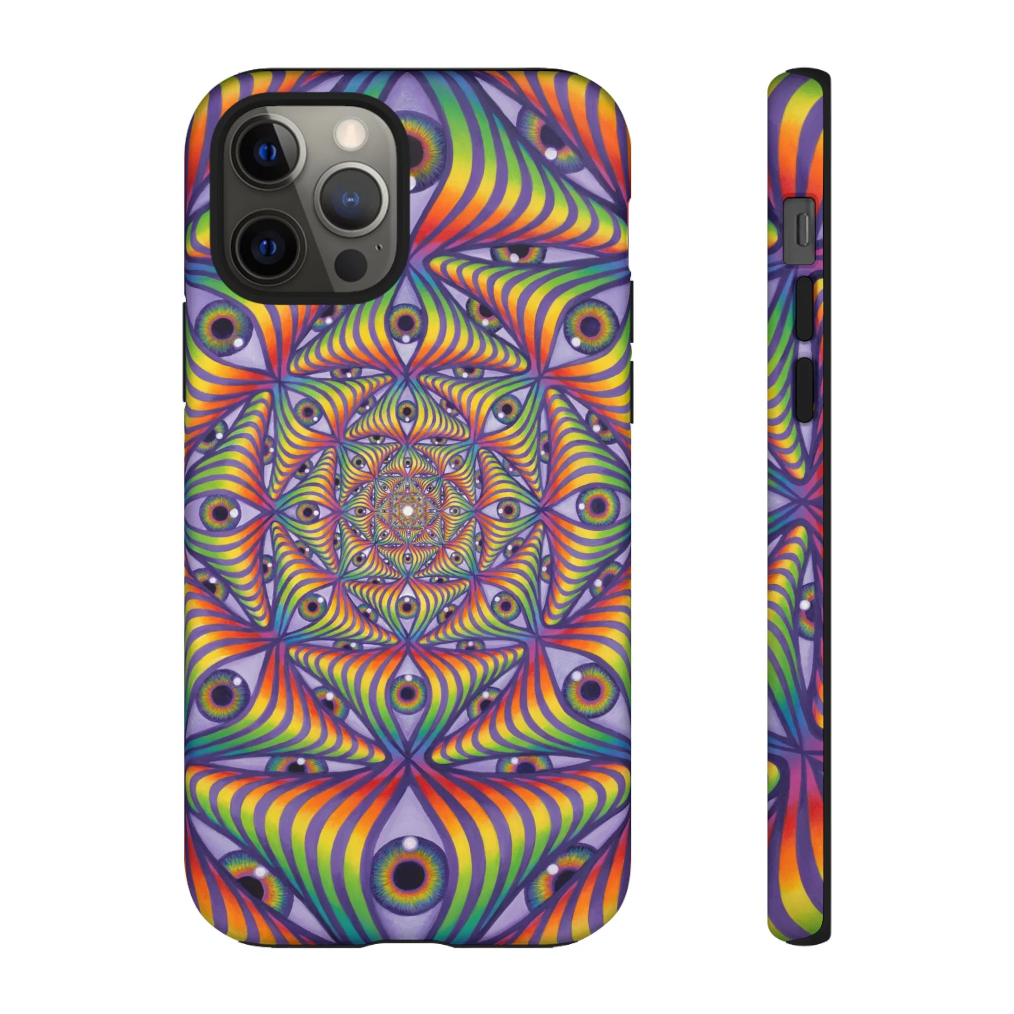 Rainbow Eye Ripple - Phone Case - Image 12