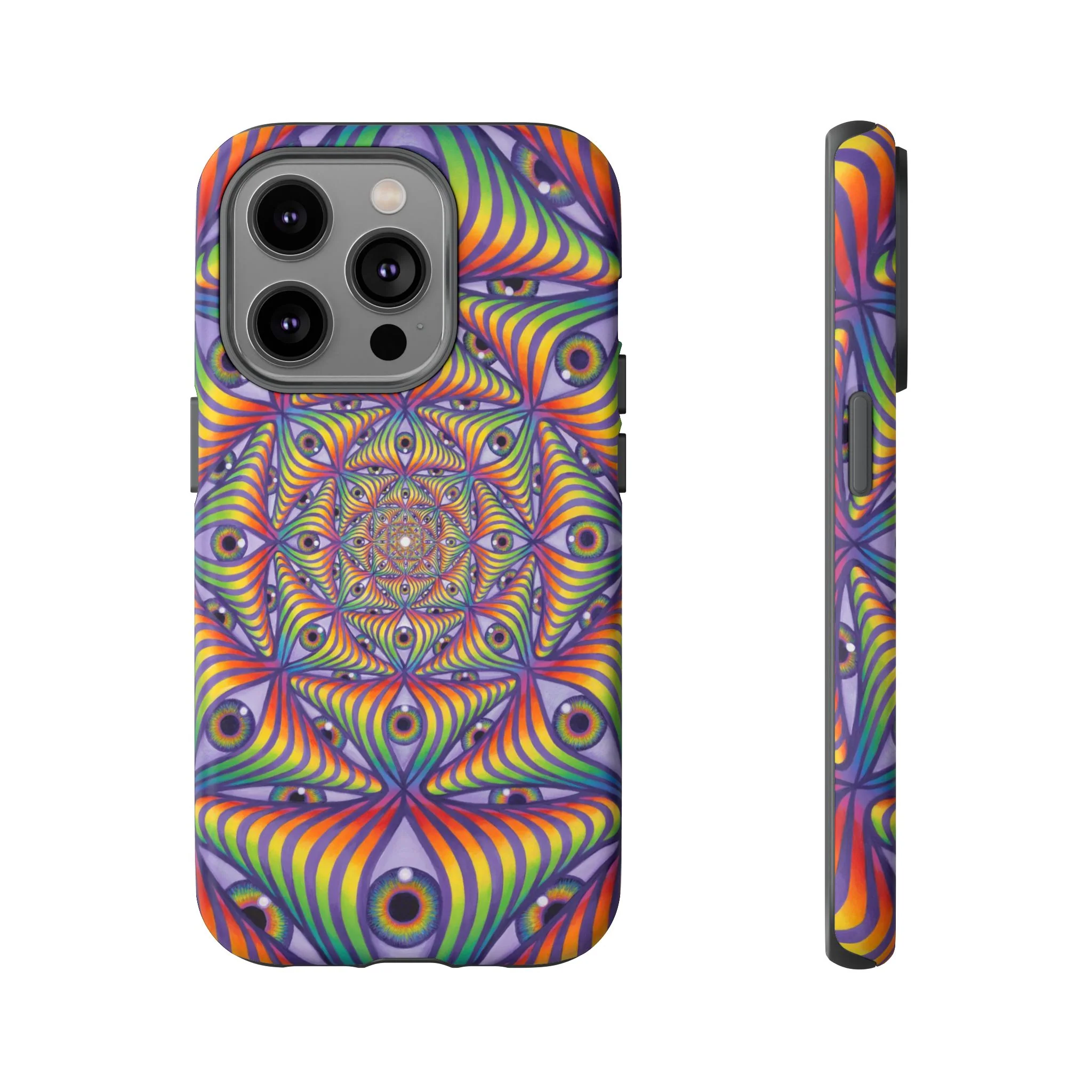 Rainbow Eye Ripple - Phone Case - Image 19