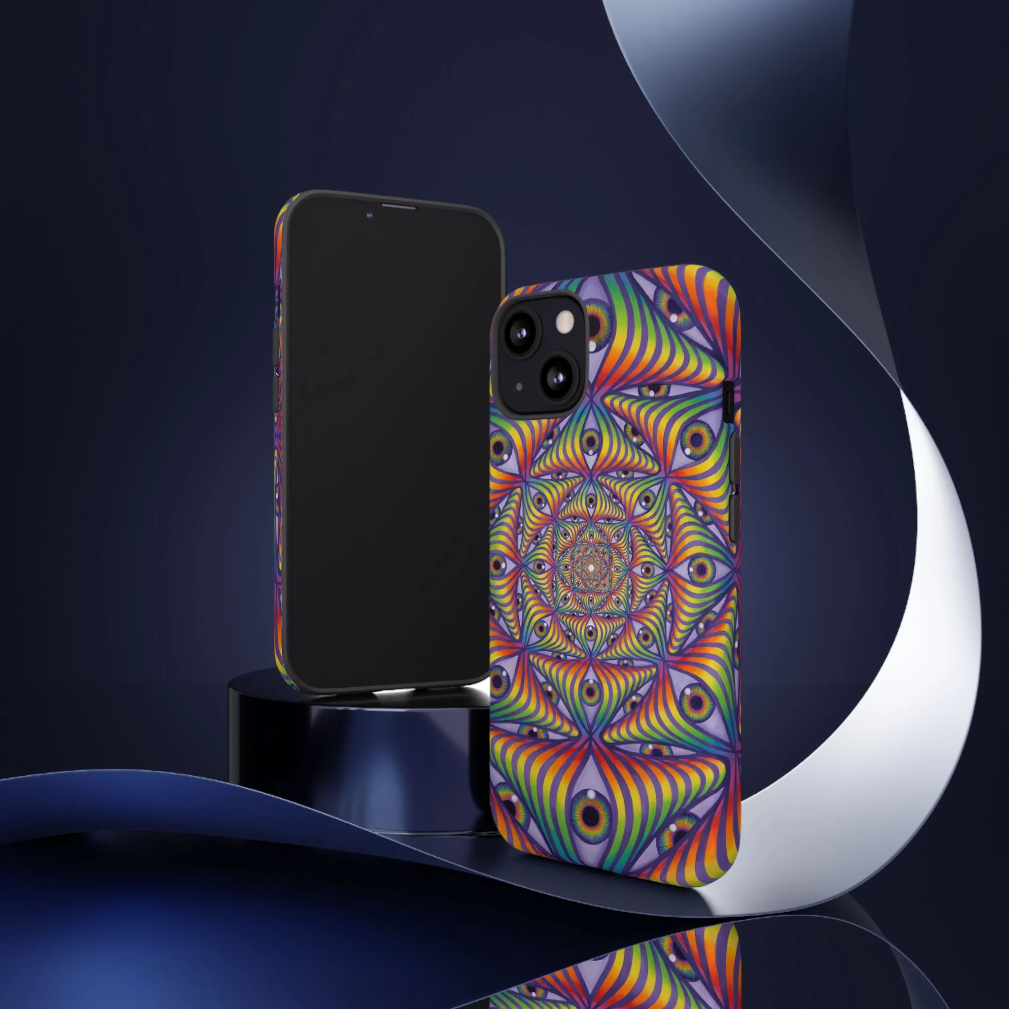 Rainbow Eye Ripple - Phone Case - Image 38