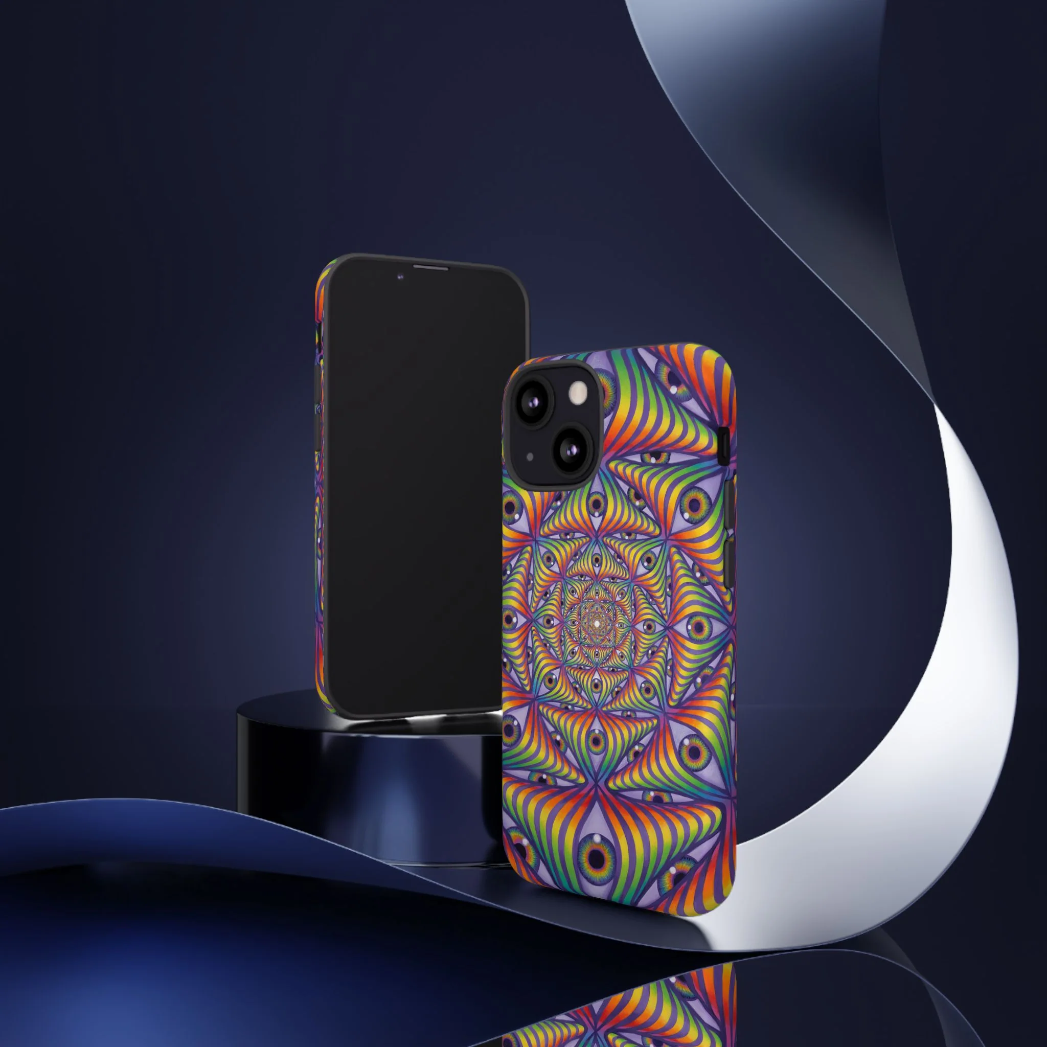 Rainbow Eye Ripple - Phone Case - Image 39