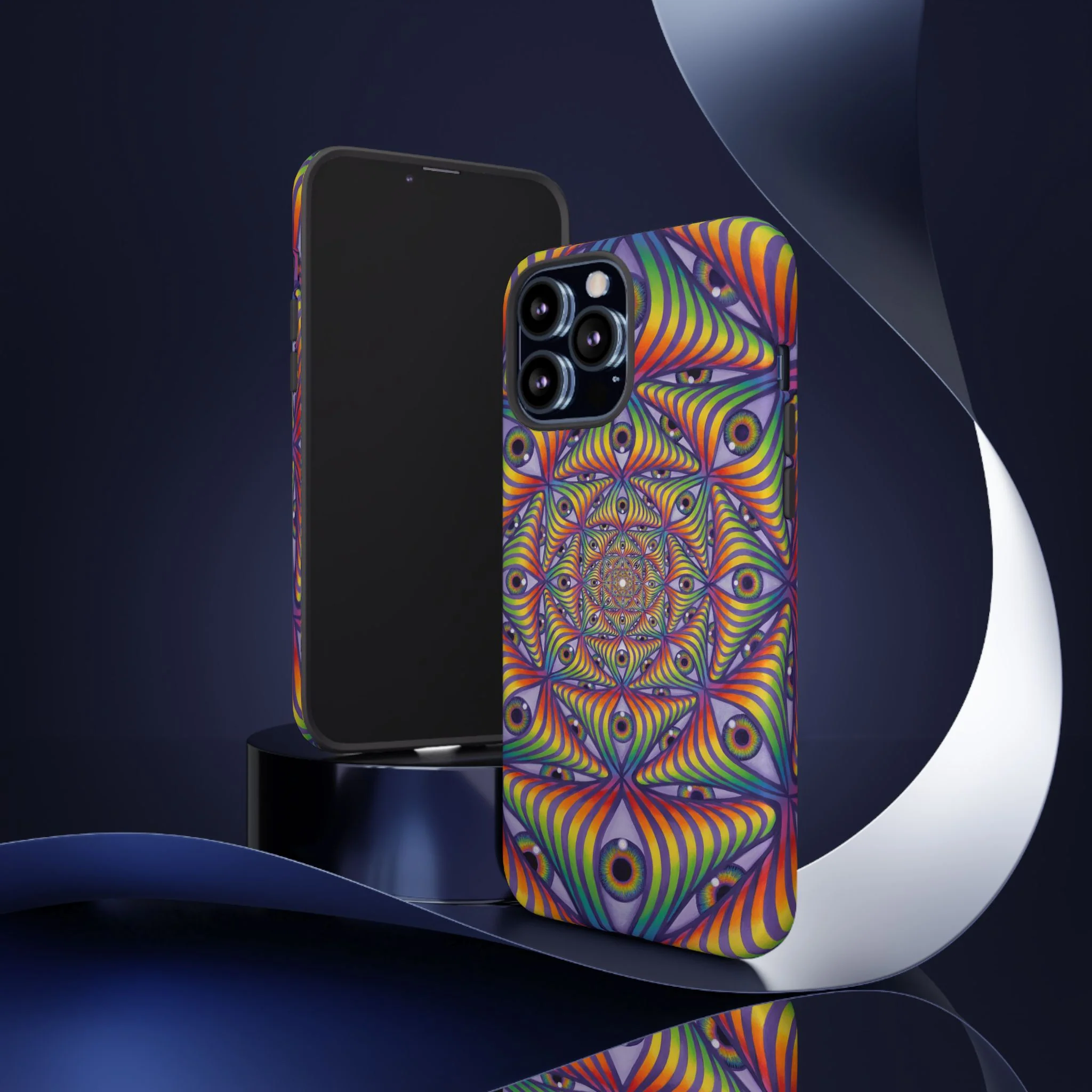 Rainbow Eye Ripple - Phone Case - Image 41