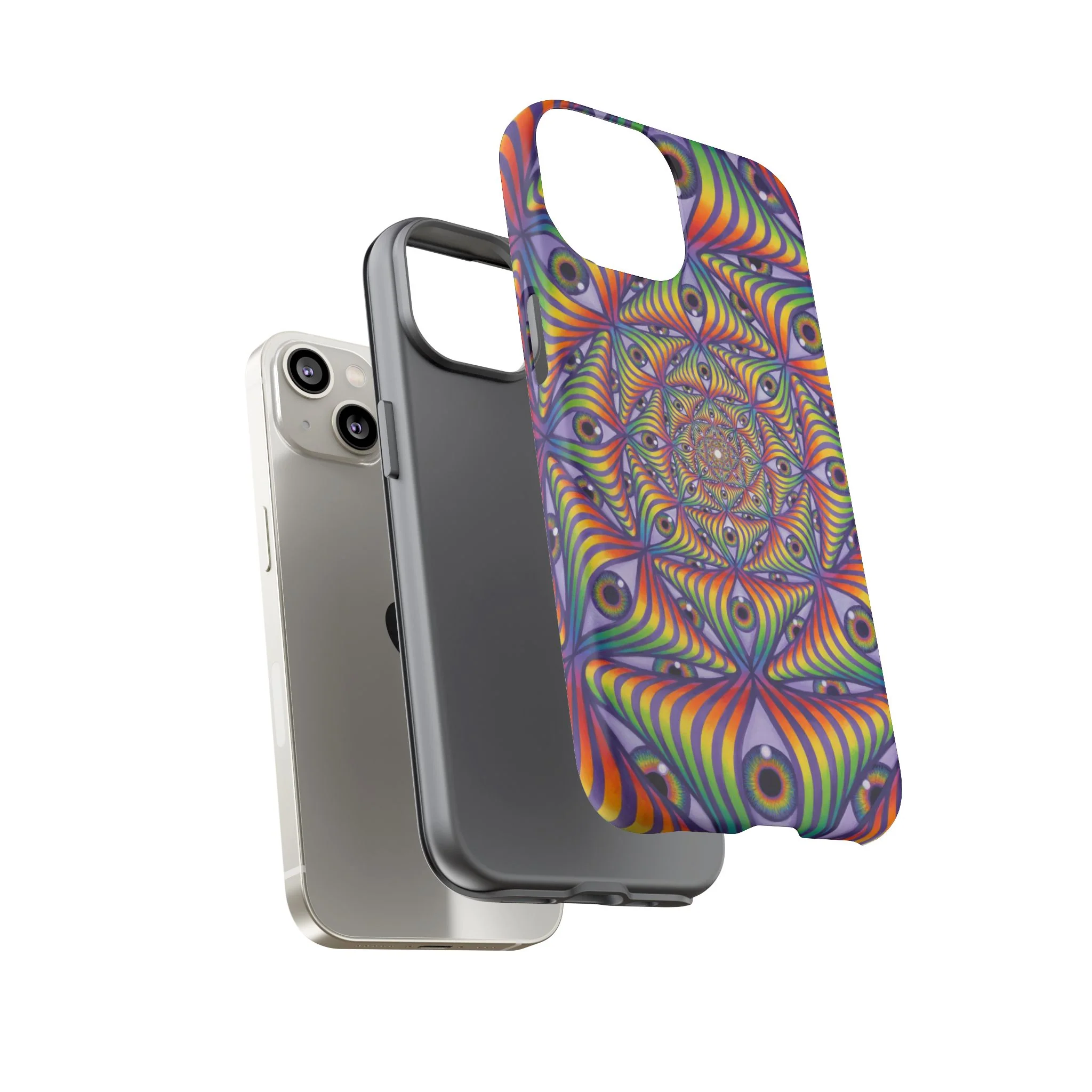 Rainbow Eye Ripple - Phone Case - Image 43