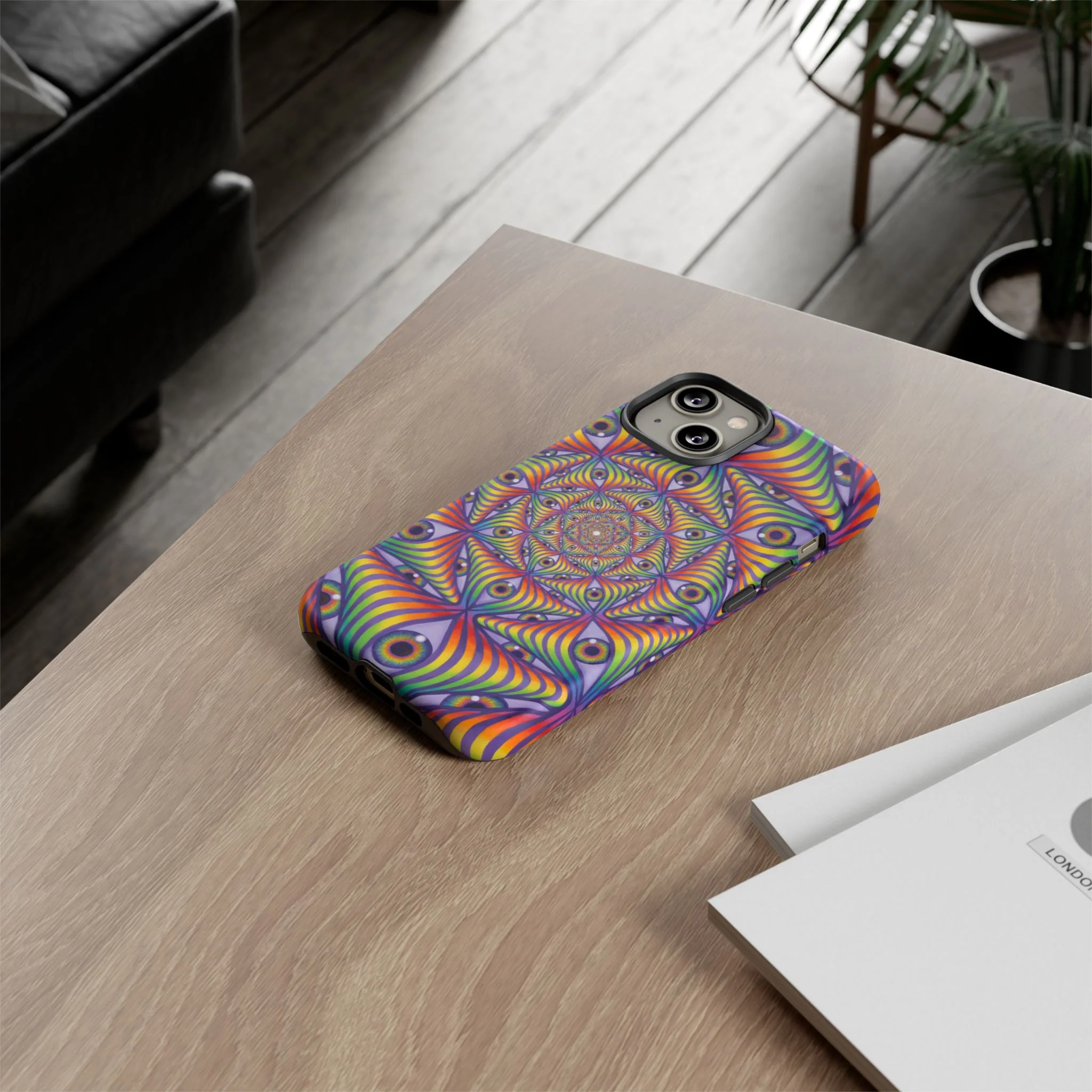 Rainbow Eye Ripple - Phone Case - Image 44