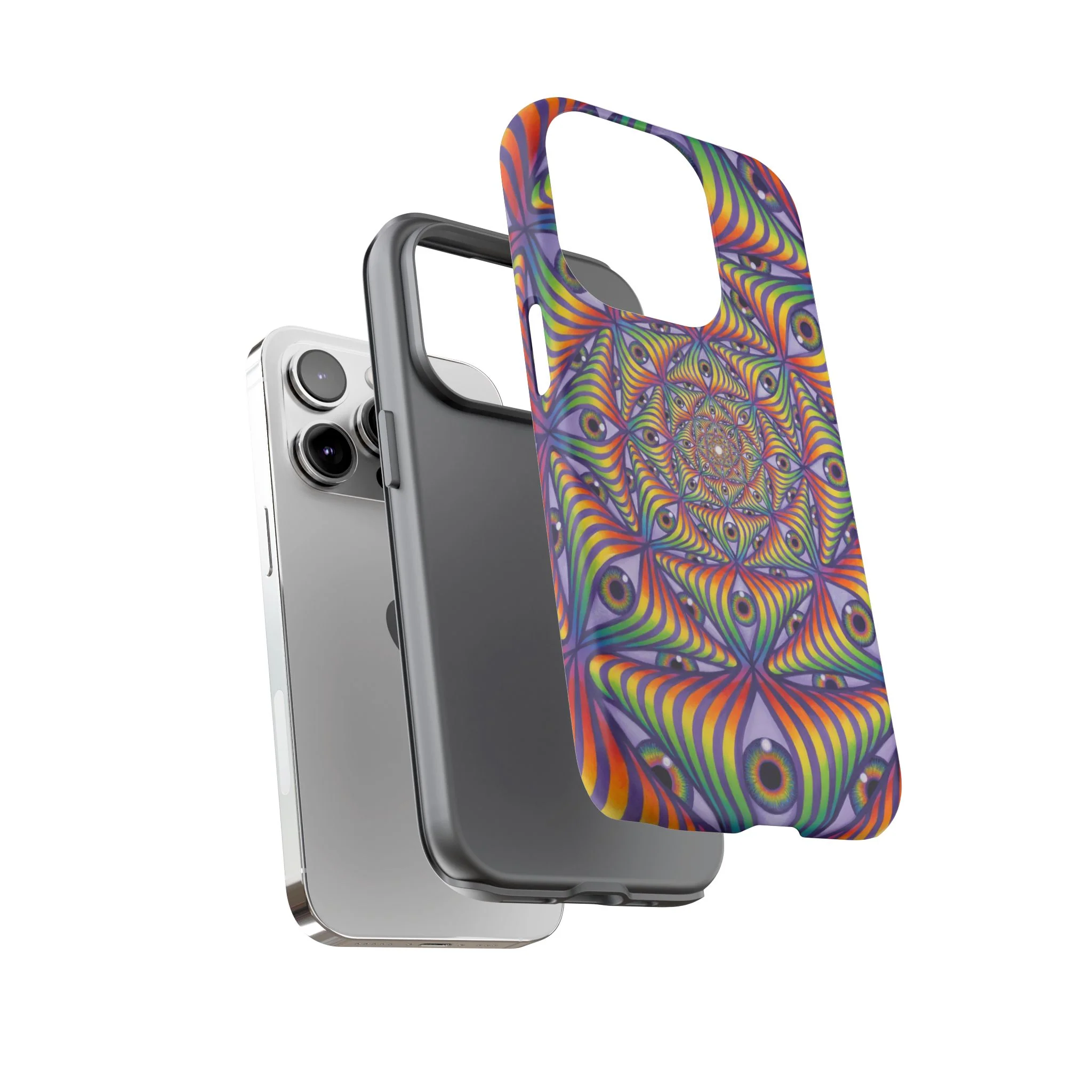 Rainbow Eye Ripple - Phone Case - Image 46
