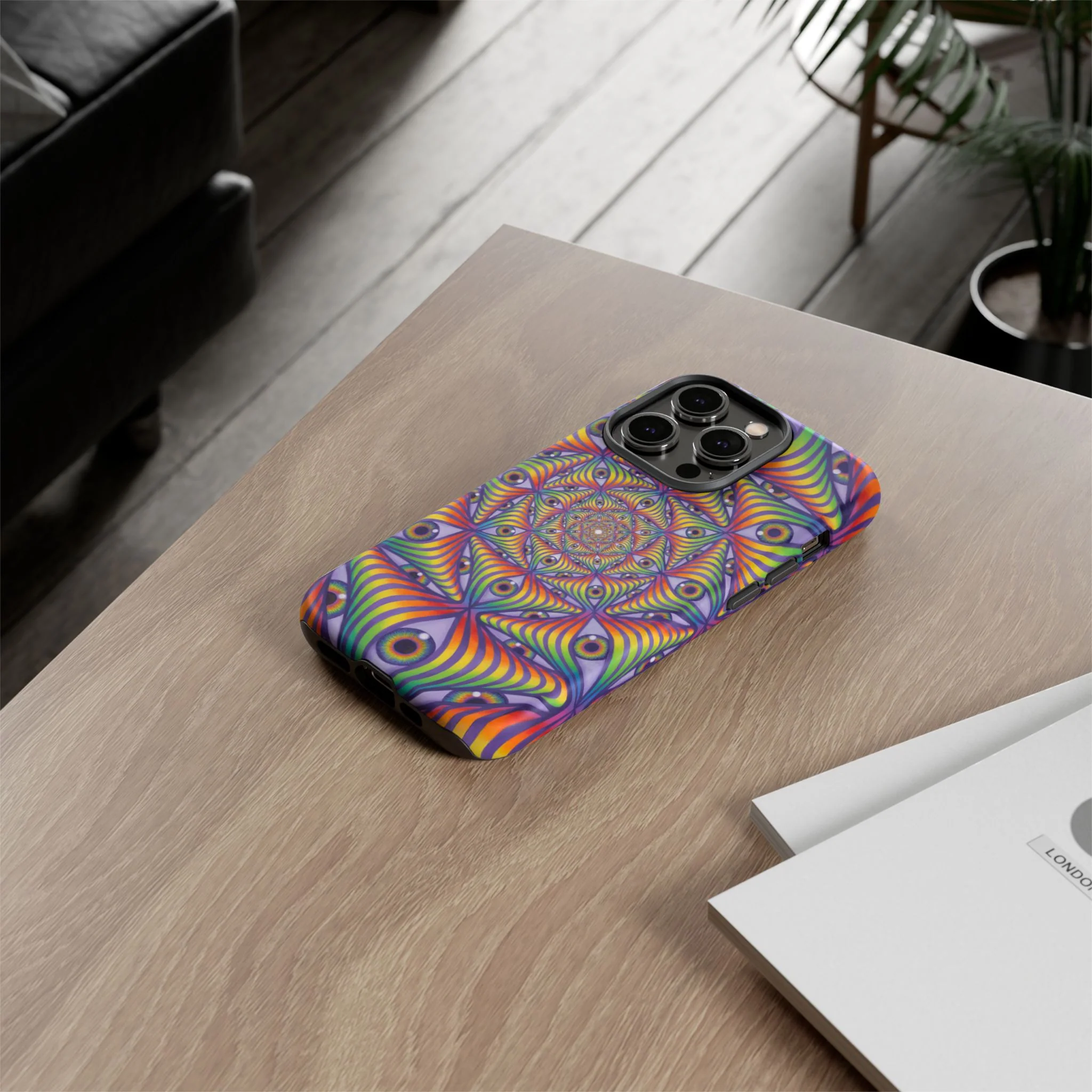 Rainbow Eye Ripple - Phone Case - Image 47