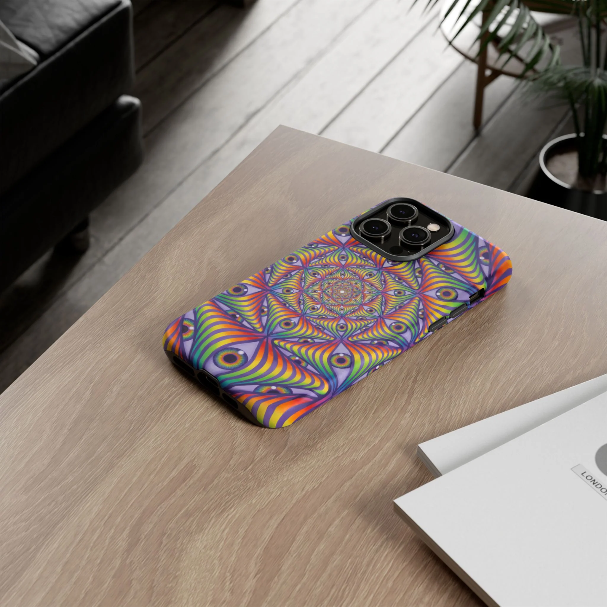 Rainbow Eye Ripple - Phone Case - Image 53