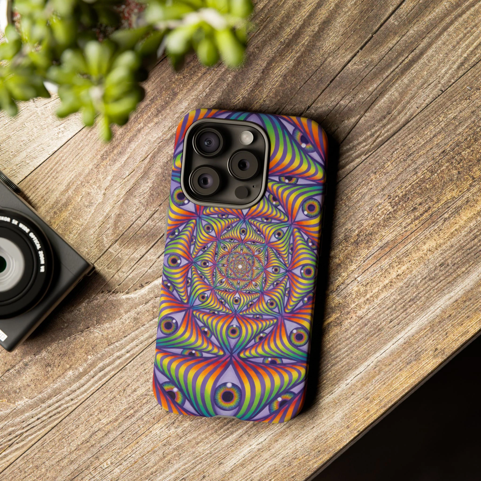 Rainbow Eye Ripple - Phone Case - Image 59