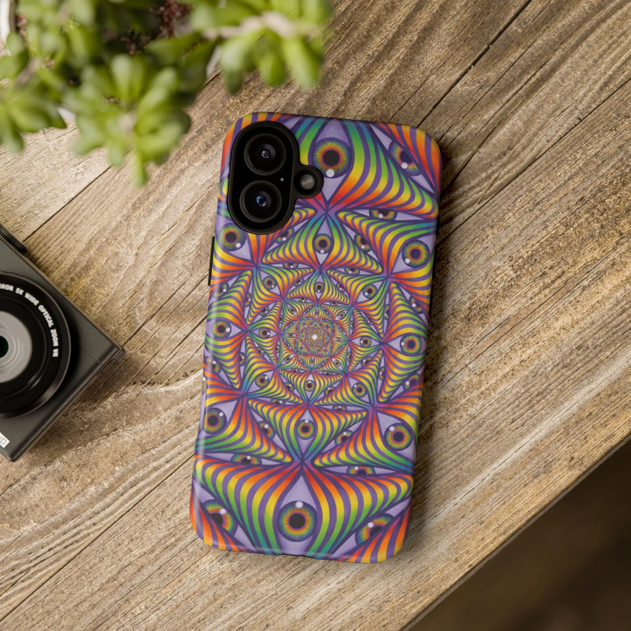 Rainbow Eye Ripple - Phone Case - Image 67
