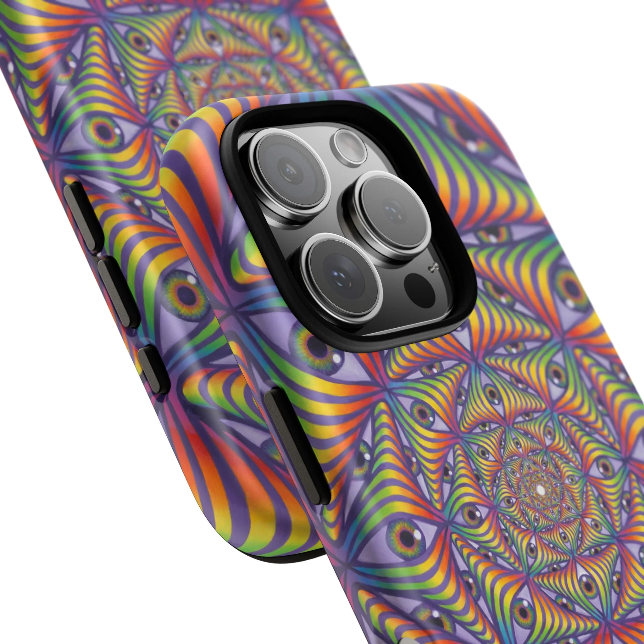 Rainbow Eye Ripple - Phone Case - Image 68