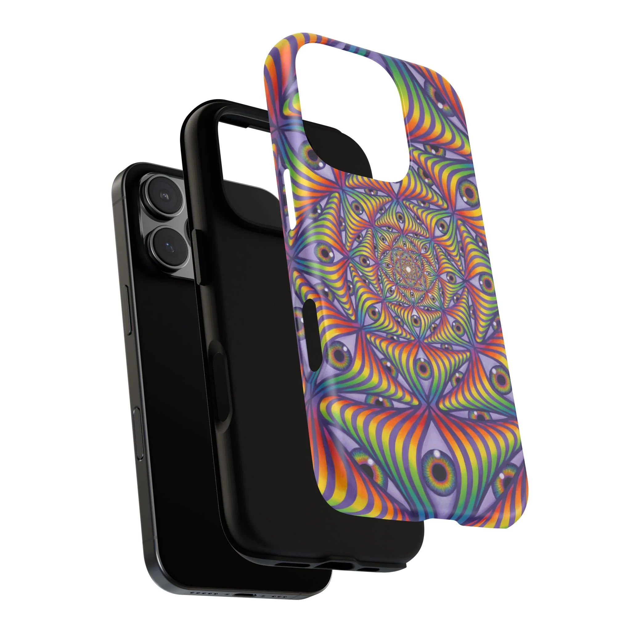 Rainbow Eye Ripple - Phone Case - Image 69