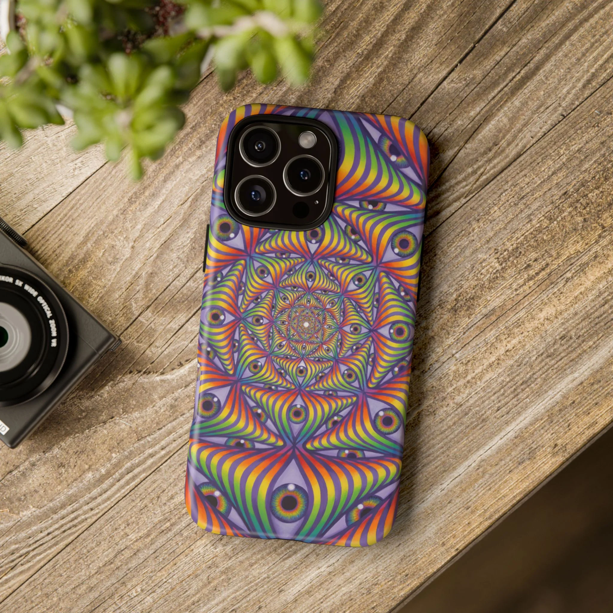 Rainbow Eye Ripple - Phone Case - Image 73