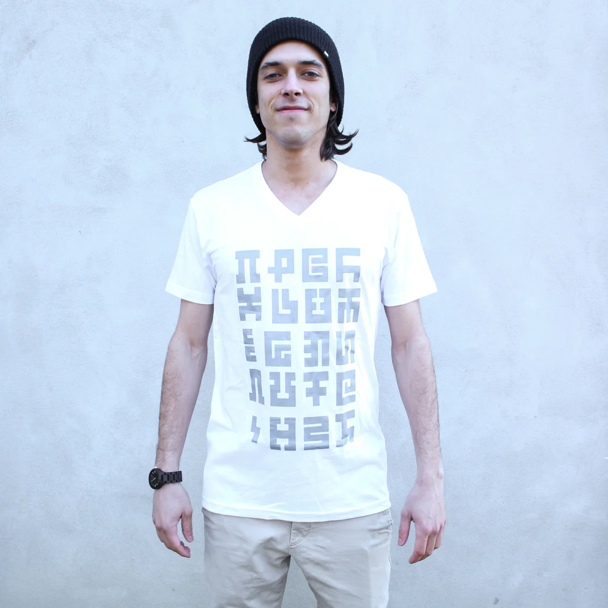 Secret Writing - V-Neck Tee - Image 4
