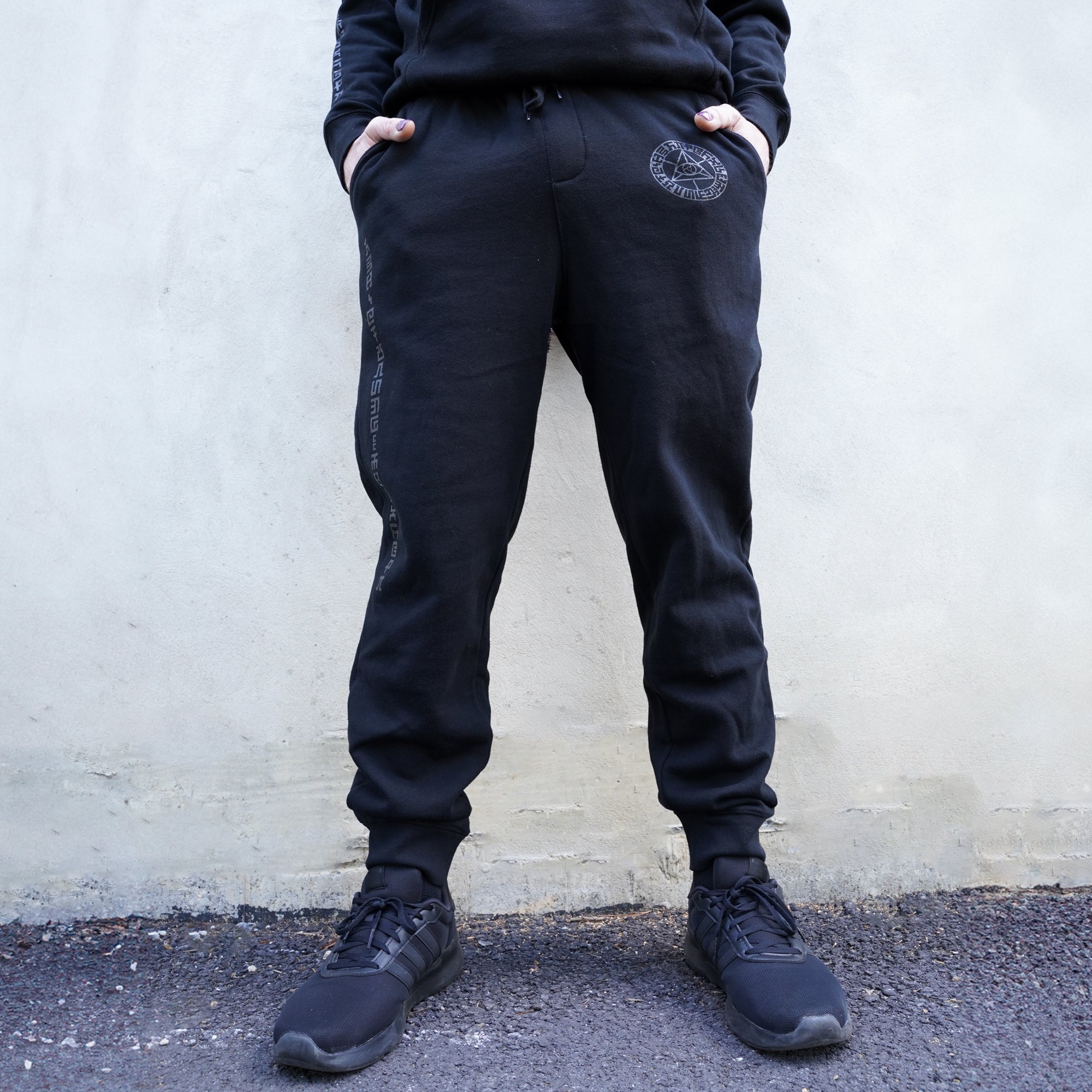 Secret Writing - Black Joggers - Image 5