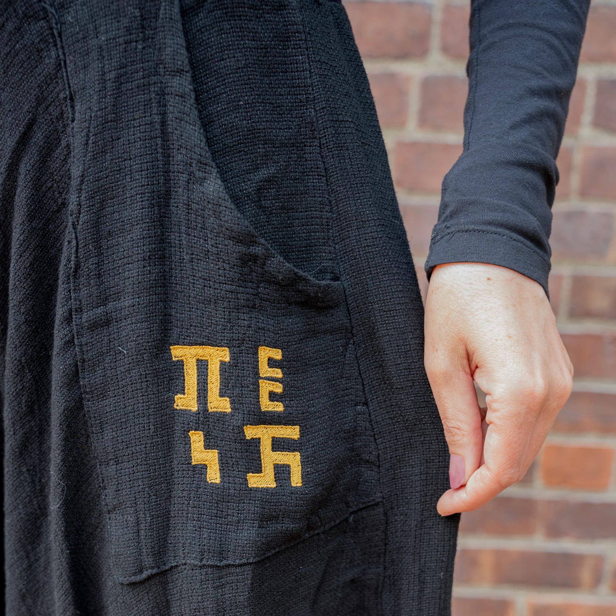Secret Writing - Italian Linen Harem Pants - Image 2