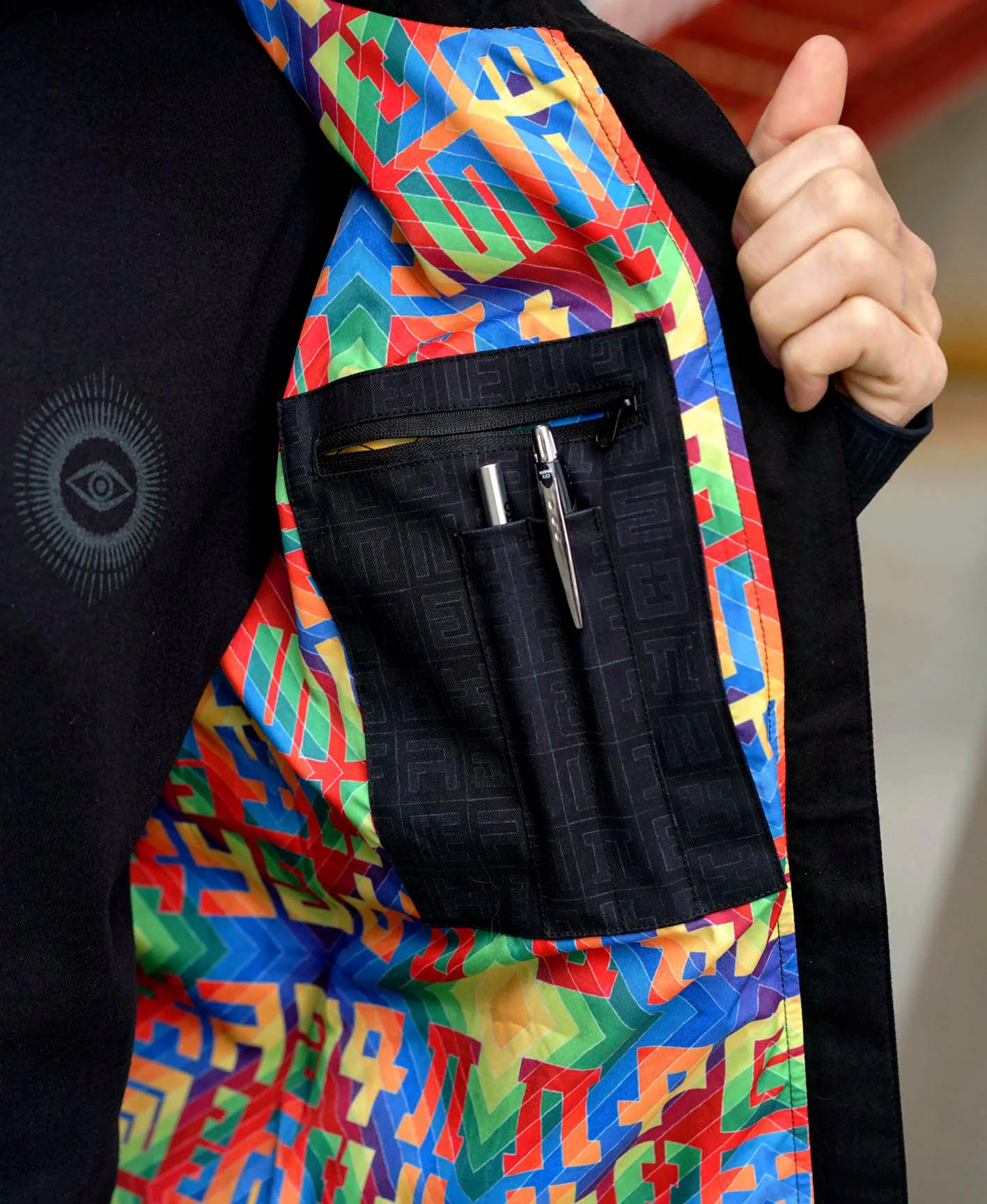 Spectral Diamond Pinstripes - Tactical Jacket - Image 3