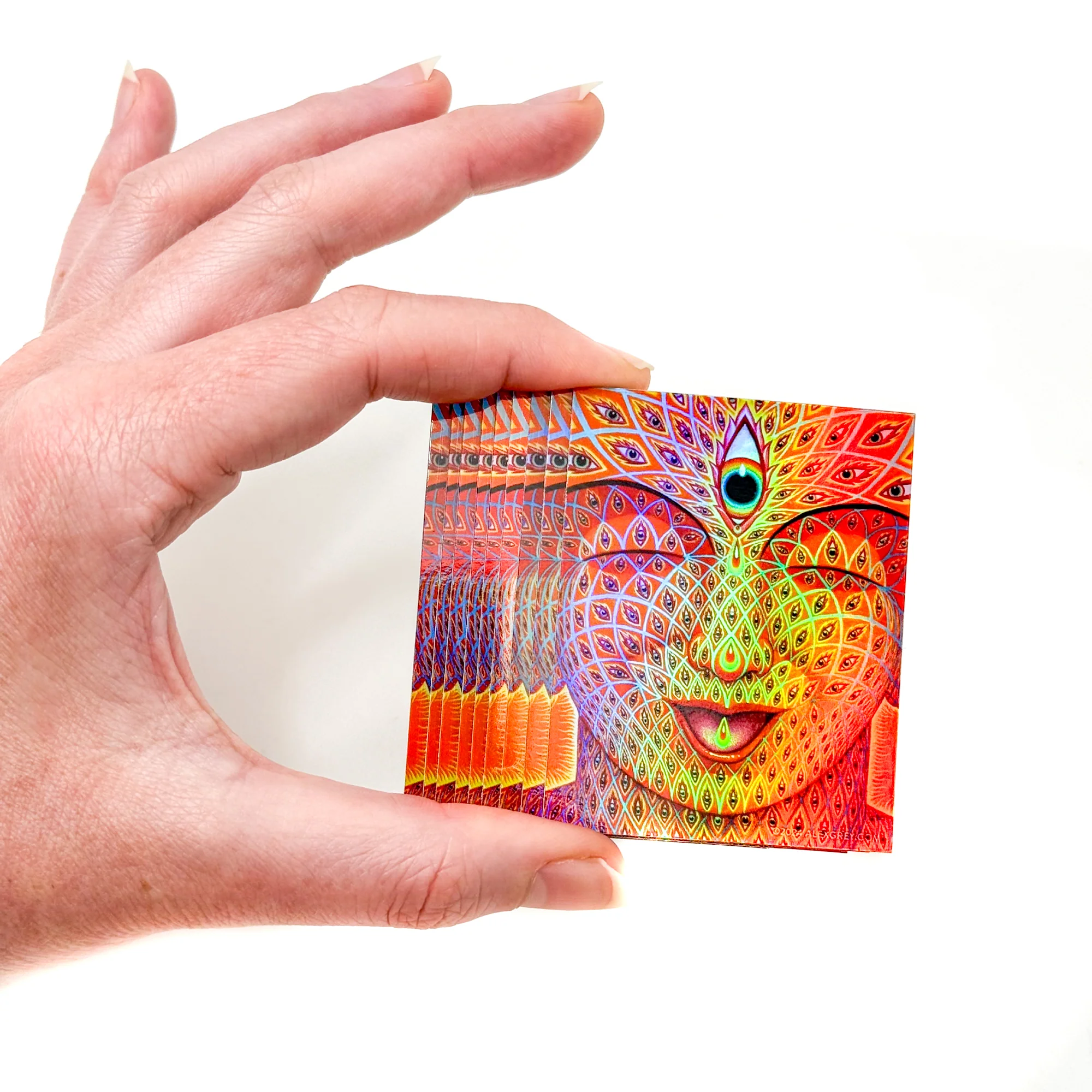 Third Eye Tears of Joy - Holographic Sticker - Image 2