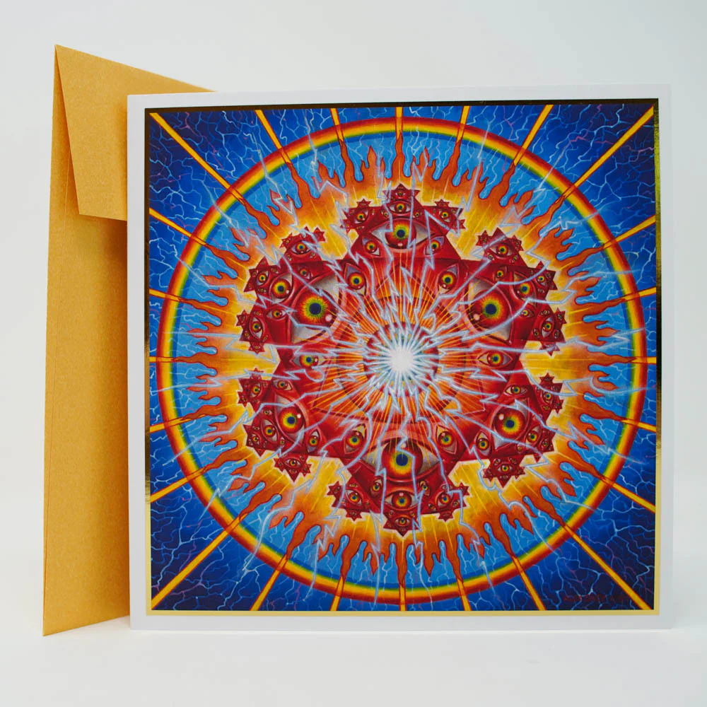 Vision Crystal - Gold Foil Notecard