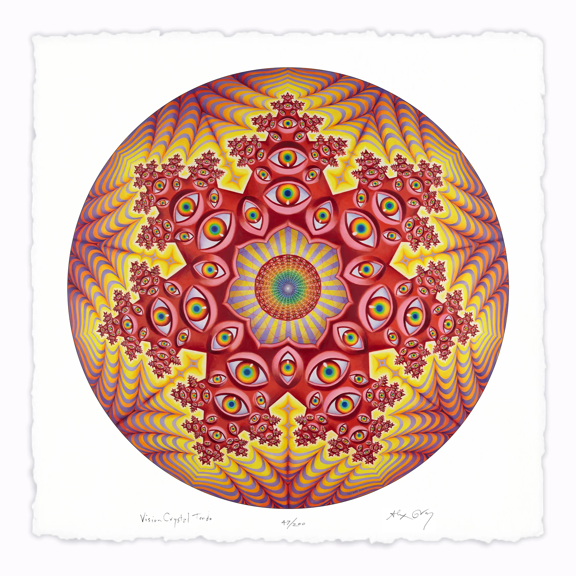 Vision Crystal Tondo - Paper Print